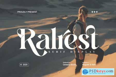 Ralrest - Minimal Modern Branding Serif Montserrat