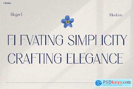 Ceraglow - Modern Elegant Font