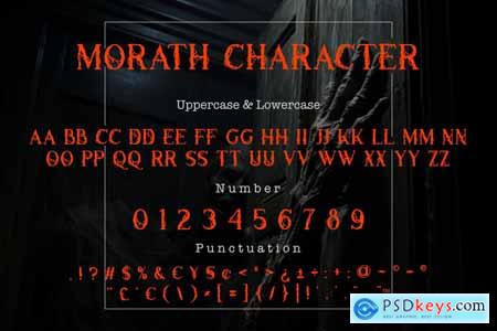 Morath a Malevolent Serif Font