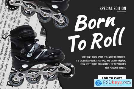 Skateride Logo Brush Font