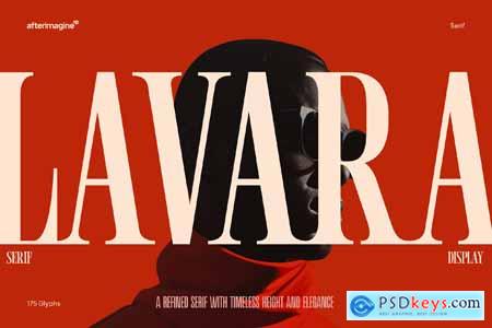 Lavara  Refined Serif Display Font