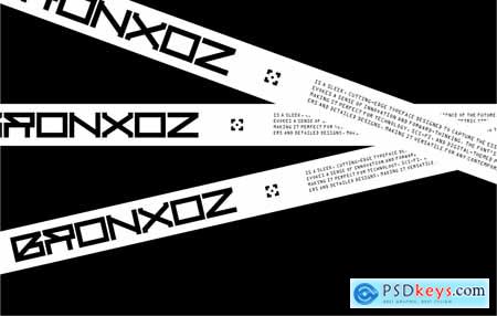 Bronxoz - Futuristic Font
