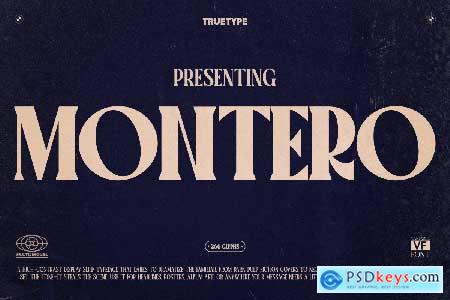 Montero Classic Horror Font