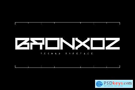 Bronxoz - Futuristic Font