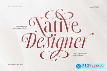 Native Designer - Delicate Serif