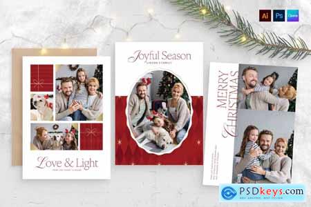 Christmas Greetings Card Template