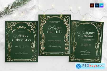 Elegant Christmas Flyer Template