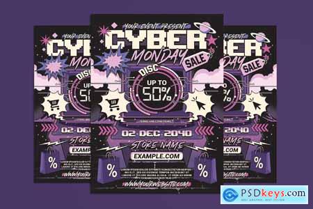 Cyber Monday Sale Flyer