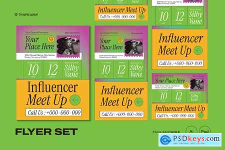 Influencer Meet Up Flyer