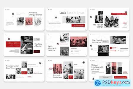 Swiss Style Business Corporate Google Slides