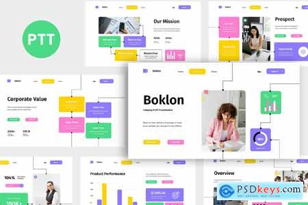 White Pink Company Presentation PPT