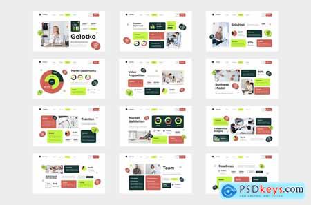 Dark Teal Modern Pitch Deck Presentation PPT