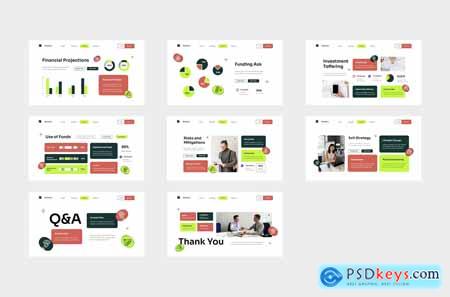 Dark Teal Modern Pitch Deck Presentation PPT