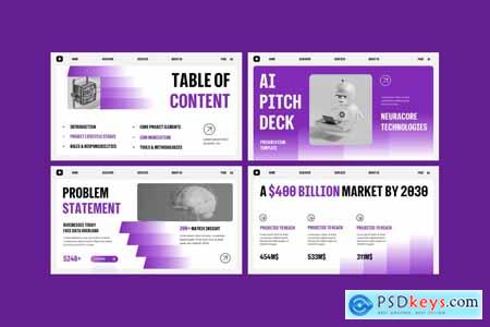 AI Pitch Deck PowerPoint