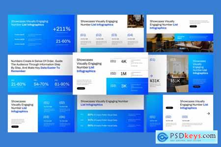 Number List Infographic Google Slides