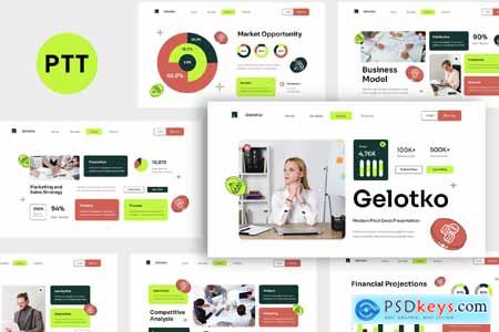 Dark Teal Modern Pitch Deck Presentation PPT