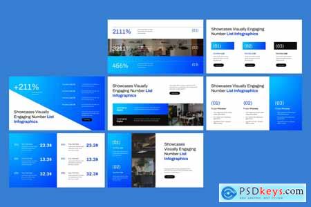 Number List Infographic Google Slides