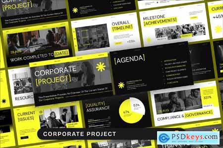 Corporate Project Status Google Slides