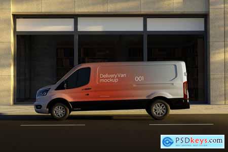 Van Mockup Side View