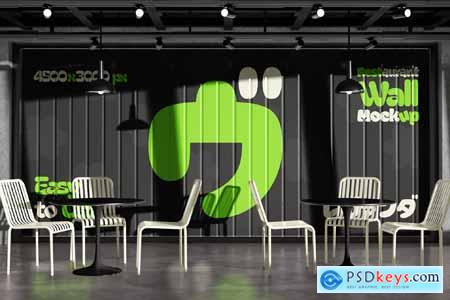 Restaurant Wall Mockup 003