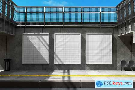 Overside Three Poster Mockup