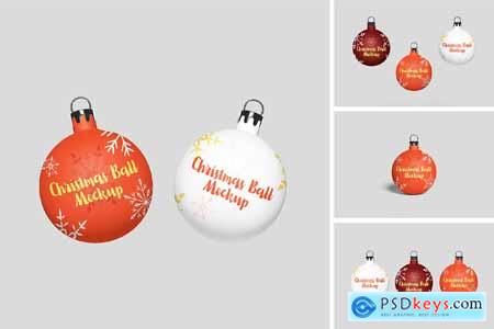 Christmas Ball Mockup