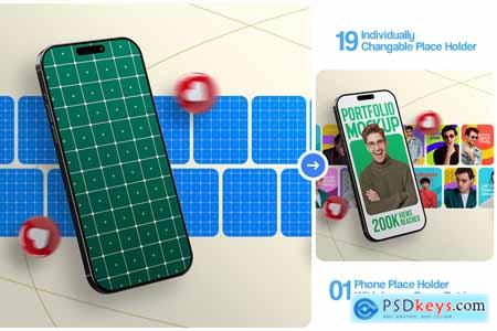 Portfolio Showcase Mockup Social Media Template