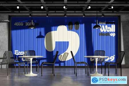 Restaurant Wall Mockup 003