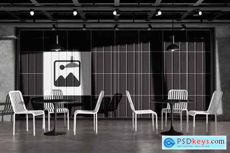 Restaurant Wall Mockup 003