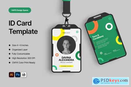 ID Card Template VHVFLRF