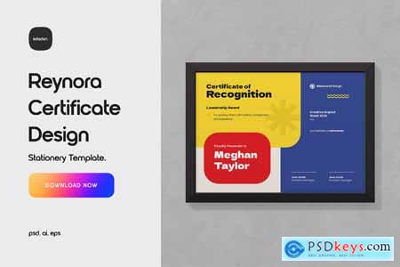 Reynora Certificate Design