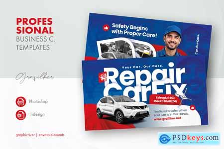 Car Maintenance Business Card Templates