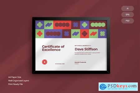 Excellence - Certificate