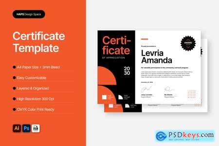 Certificate Template