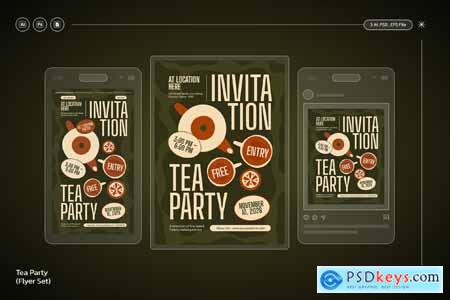 Tea Party  Flyer & Instagram Set