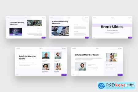 Eduficial - AI Education PowerPoint template