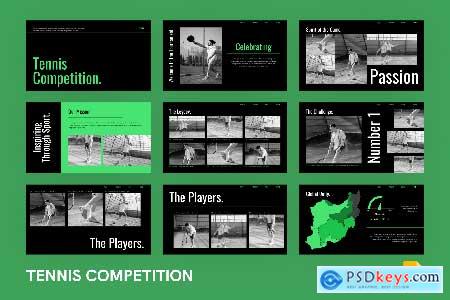 Tennis Competition Google Slides