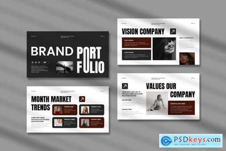 Brand Portfolio PowerPoint Presentation Template