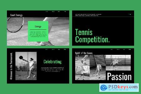 Tennis Competition Google Slides