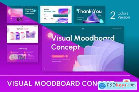 Visual Moodboard Concept PowerPoint