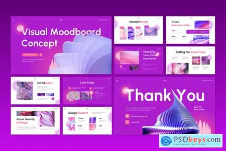 Visual Moodboard Concept PowerPoint
