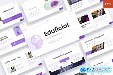 Eduficial - AI Education PowerPoint template