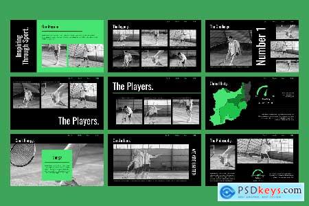 Tennis Competition Google Slides