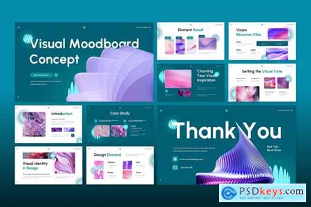 Visual Moodboard Concept PowerPoint