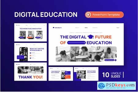 Educreate Digital Education PowerPoint