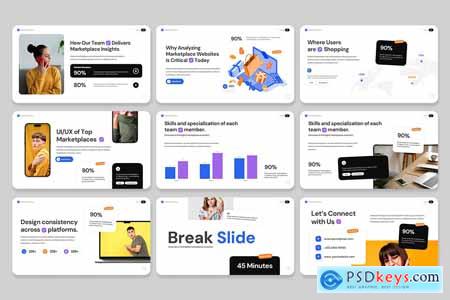 Website Marketplace Google Slides
