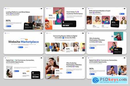 Website Marketplace Google Slides