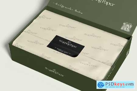 Wrapping Paper Box Packaging Mockup Wrapping Paper Box Packaging Mockup