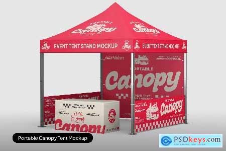 High-Resolution Advertising Tent Mockup