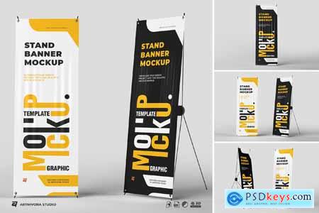 Stand Banner Mockup Sets HZA2R32